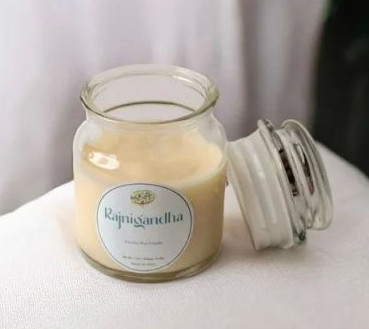 Rajnigandha Jar Paraffin Wax Candle