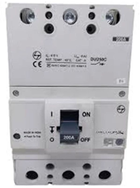 DU 250 200A 3 Pole 36 Ka L&T MCCB