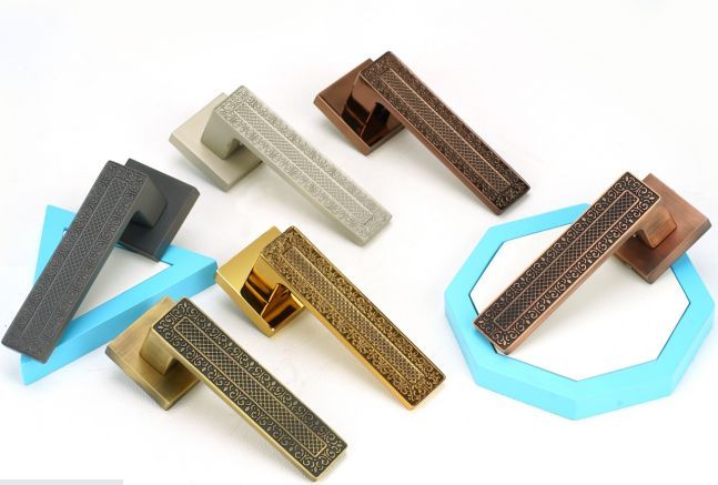 Rectangle Zinc Mortise Door Handle