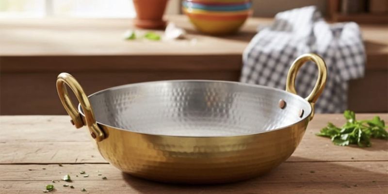 Traditional Brass Kadhai