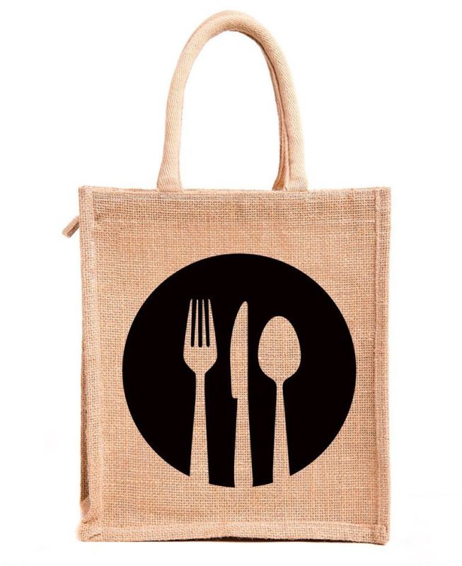 Office Jute Lunch Bag