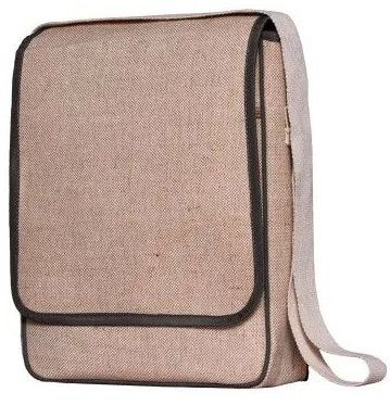 Plain Jute Sling Bag