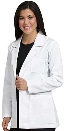 Plain Cotton Lab Coat, Color : White Standard, Gender : Female