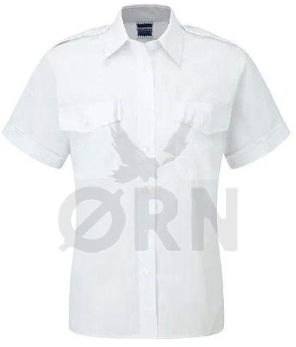 Orn 65% Polyester/ 35 % Cotton Plain The Premium S/S Pilot Blouse