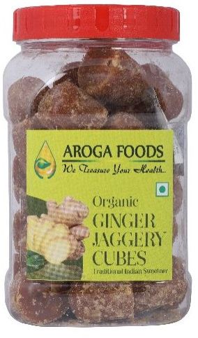 Aroga Foods Organic Ginger Jaggery Cubes