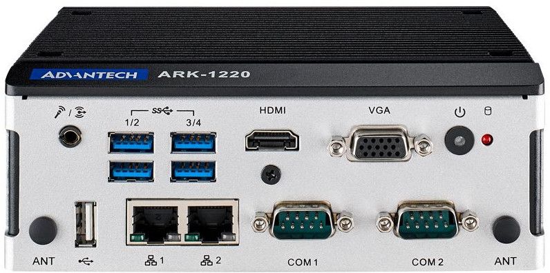 ARK-1220F DIN-Rail Fanless Box PC