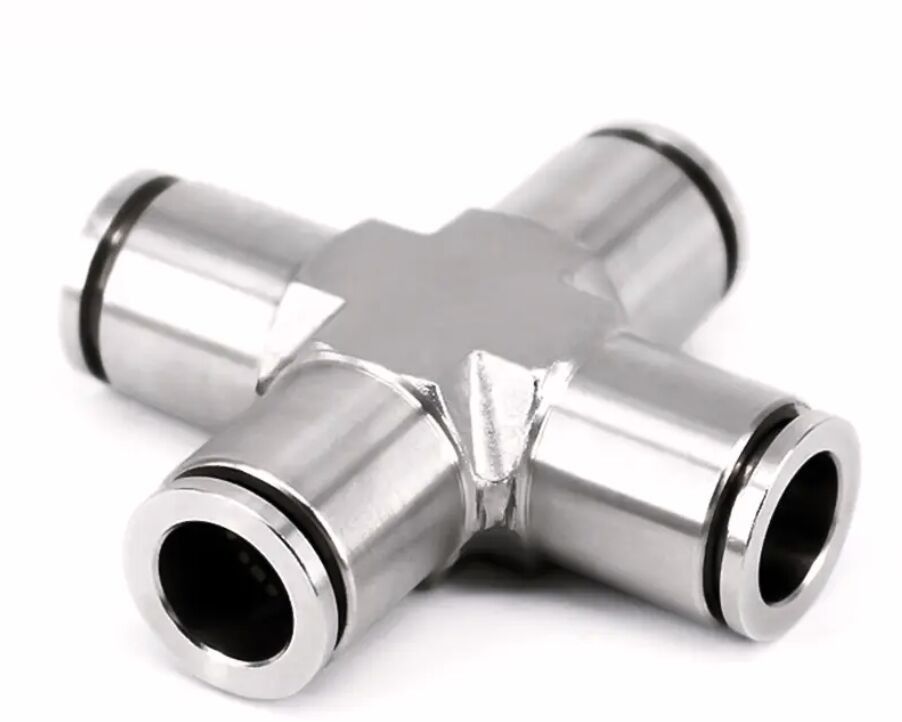 Stainless Steel Push In Union Cross