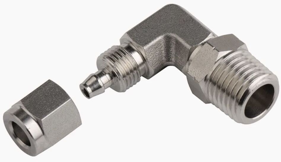 Stainless Steel Push On Taper Male Elbow