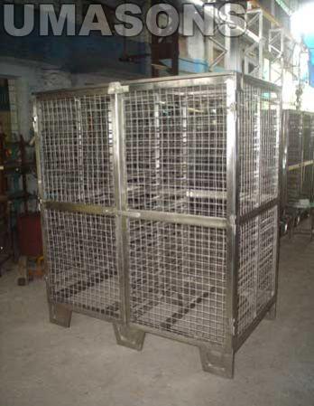 Stainless Steel Cage Trolley