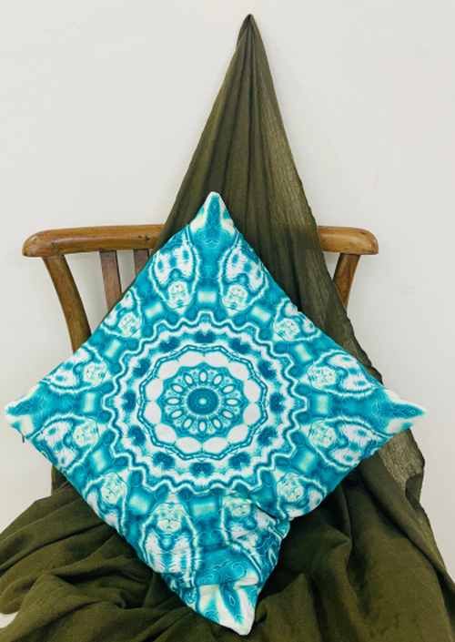 Printed Duck Ethnic Art Cushion Cover