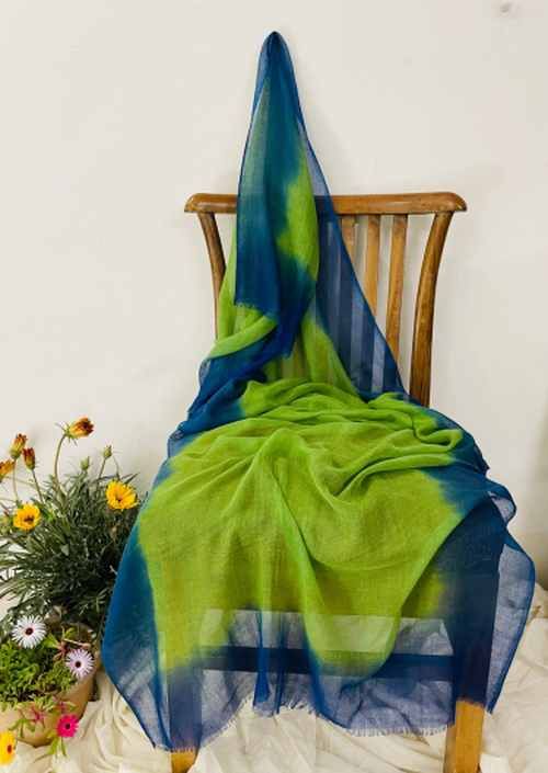 Wool Silk Ombre Elegant Blend Scarves