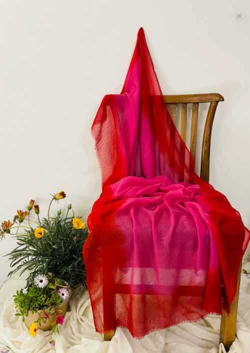 Wool Silk Tie Dye Boho Style Scarves