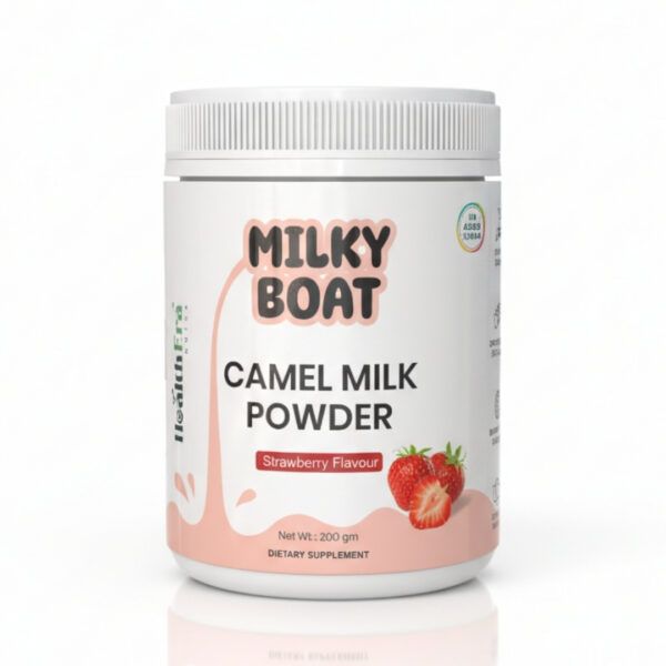 Milky Boat Strawberry Flavour Camel Milk Powder