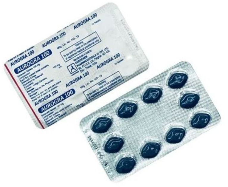 Aurogra 100mg Tablets