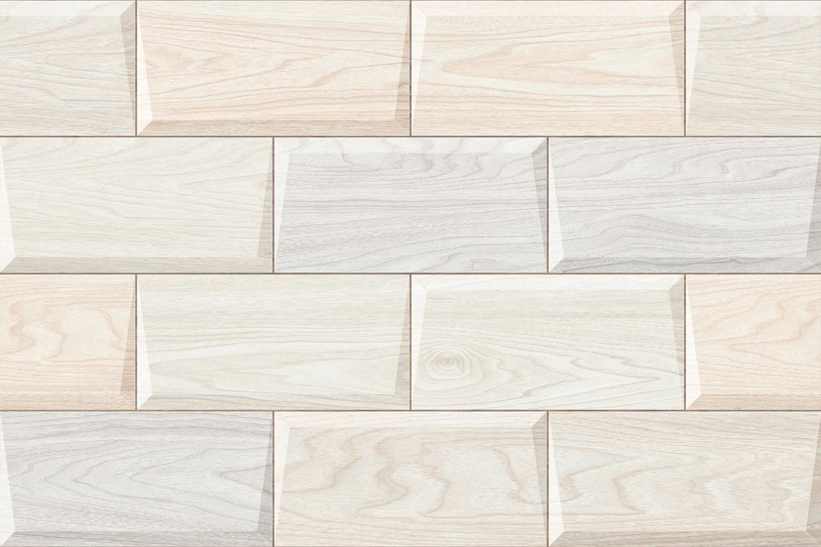 200x300mm Light Wood Textured Bevelled Ceramic Tile