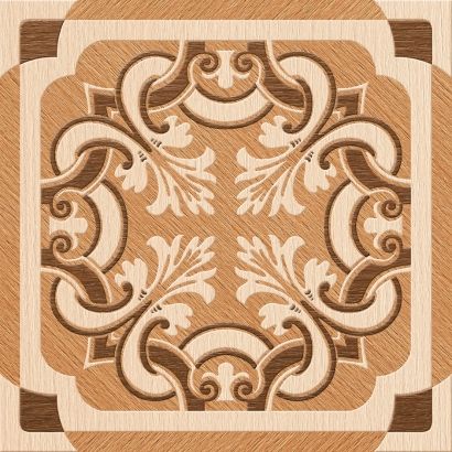 333×333mm Wood Look Medallion Pattern Ceramic Wall Tile