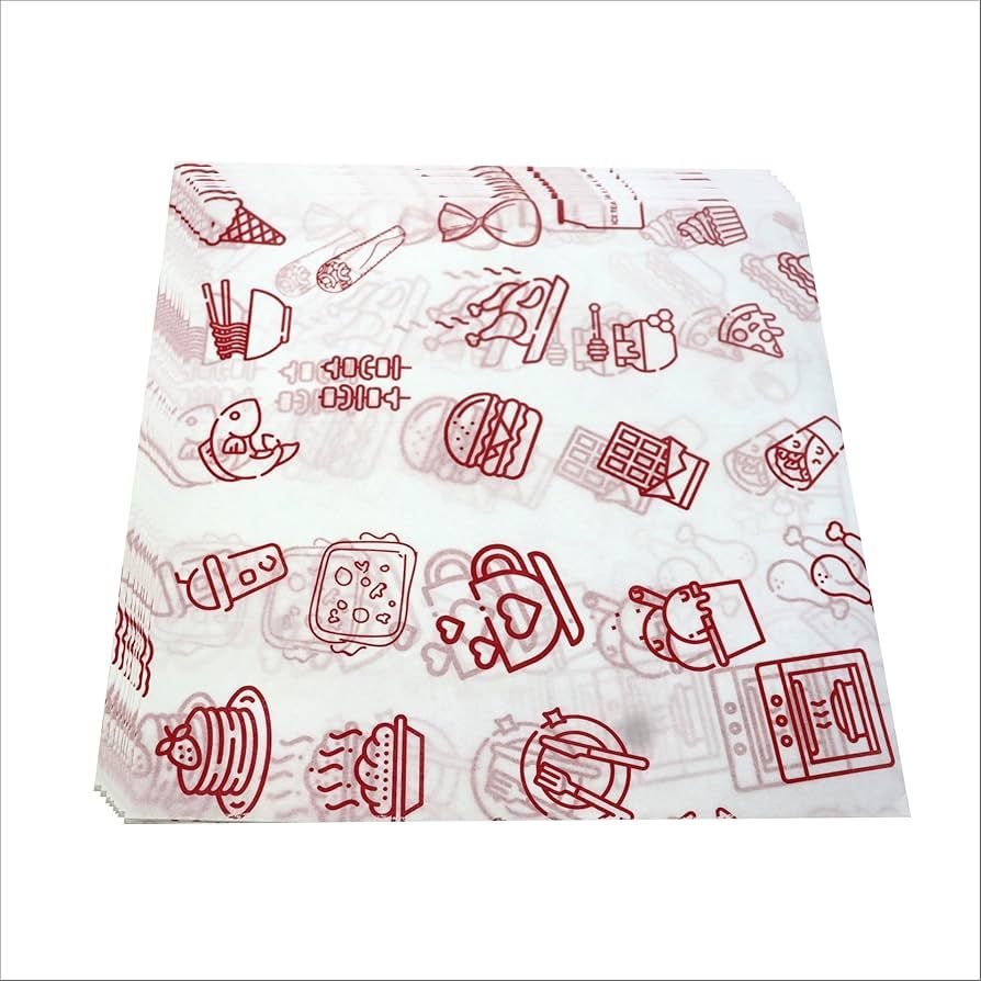 40GSM Printed Non Veg Food Wrapping Butter Paper