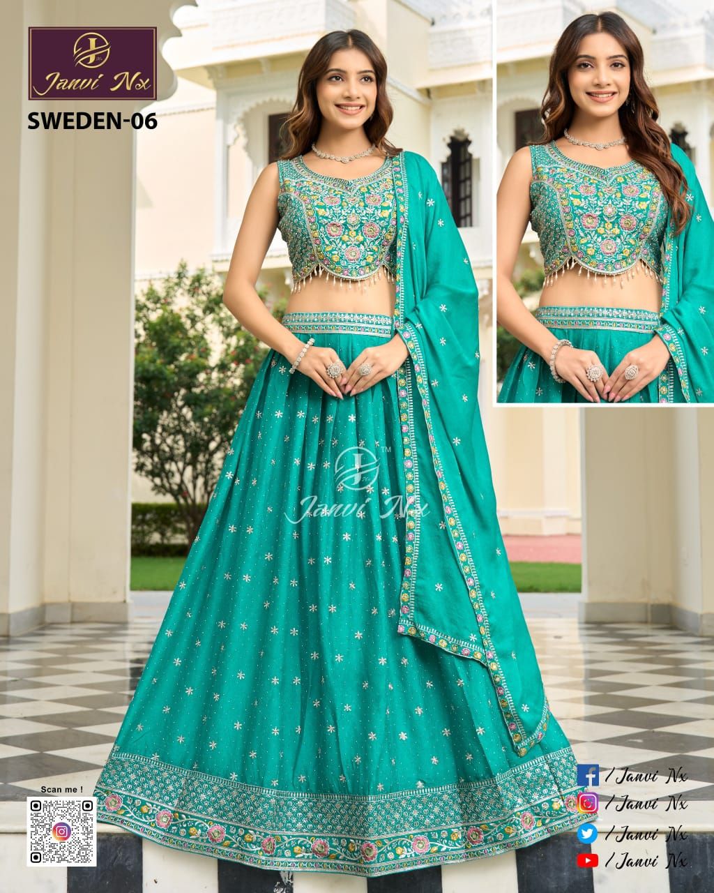 Comfort Fit Cotton Embroidery Lehenga