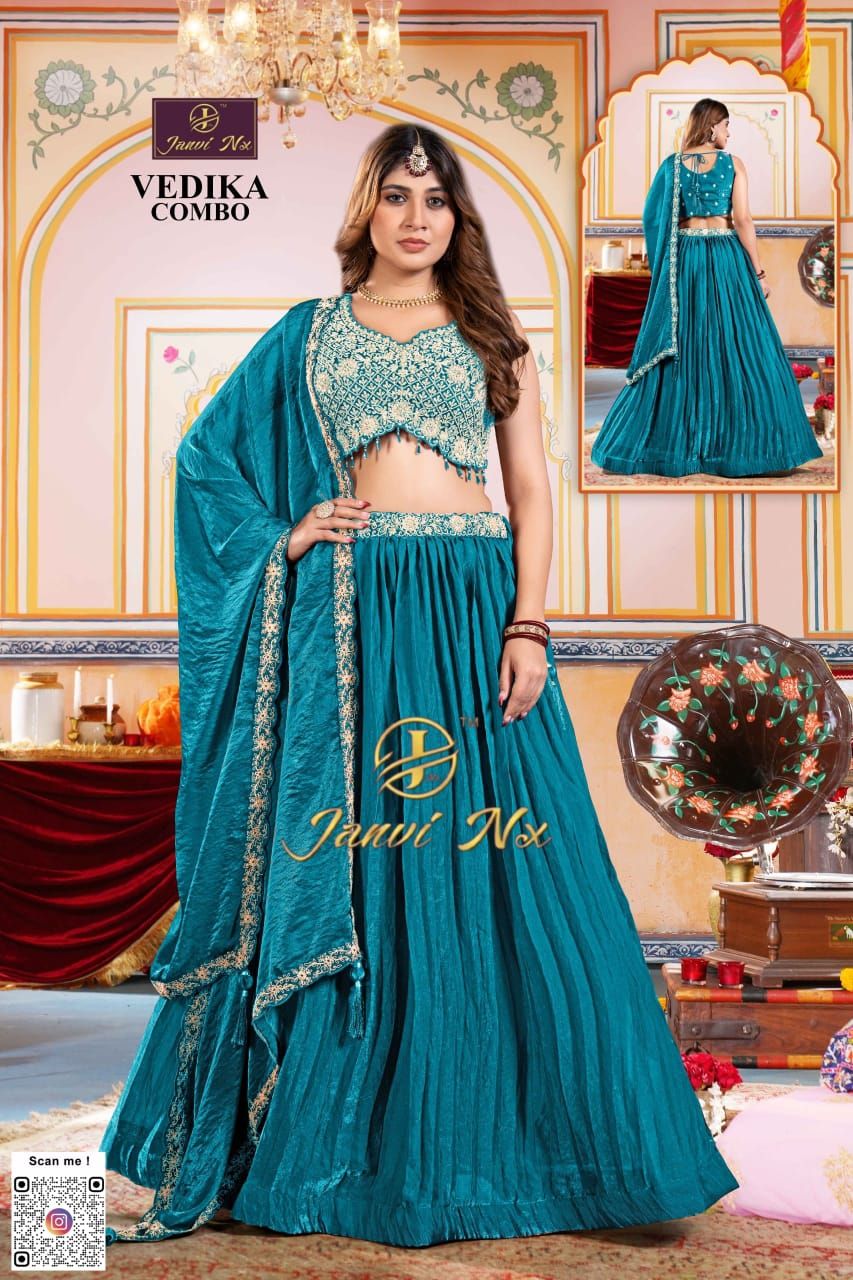 Opulent Velvet Designer Bridal Lehenga