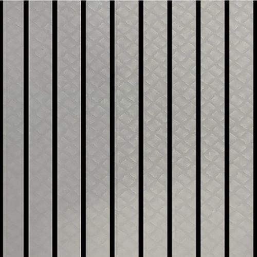 9S-341 Light Grey PVC Fluted Louvers Panel