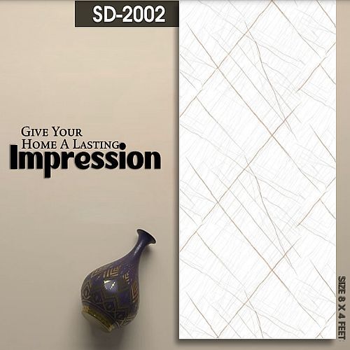 SD-2002 White UV PVC Marble Sheet