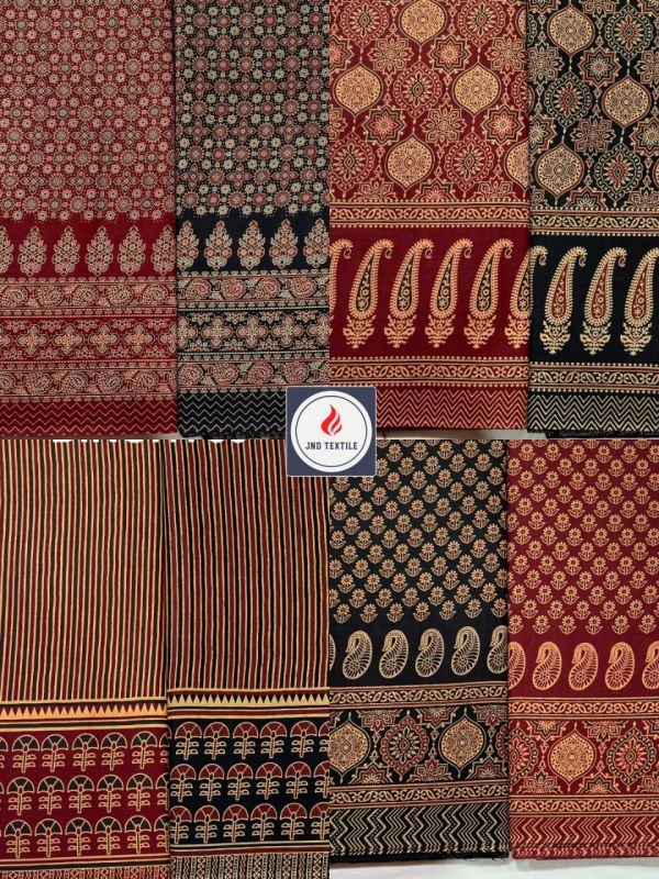 Ajrakh Printed Cotton Fabric