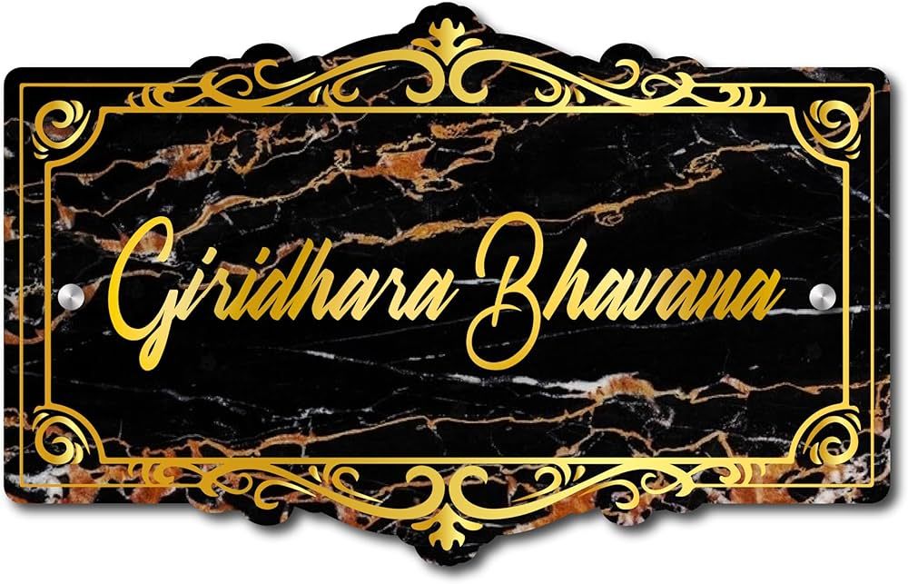 Personalized Name Plates