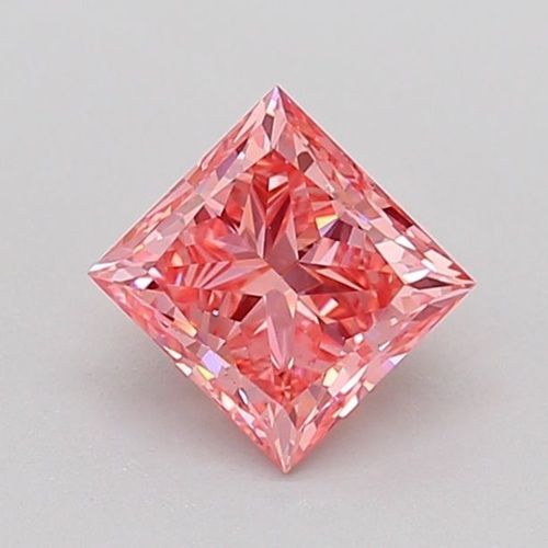 1–5 CT Princess Lab Grown Diamond in Fancy Pink
