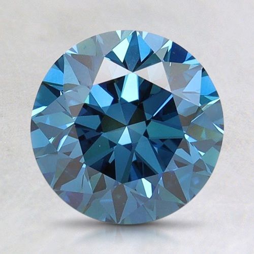 Brilliant Round Fancy Blue Lab Grown Diamond
