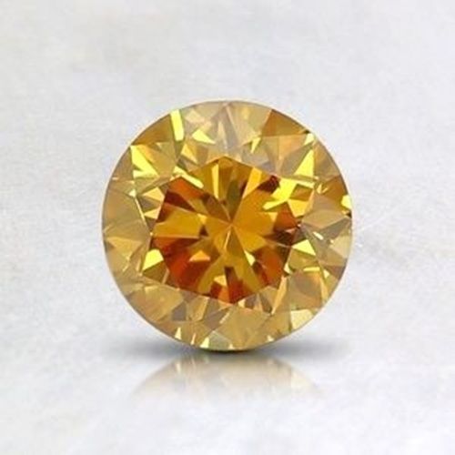 Stunning Round Fancy Blue Lab Grown Diamond