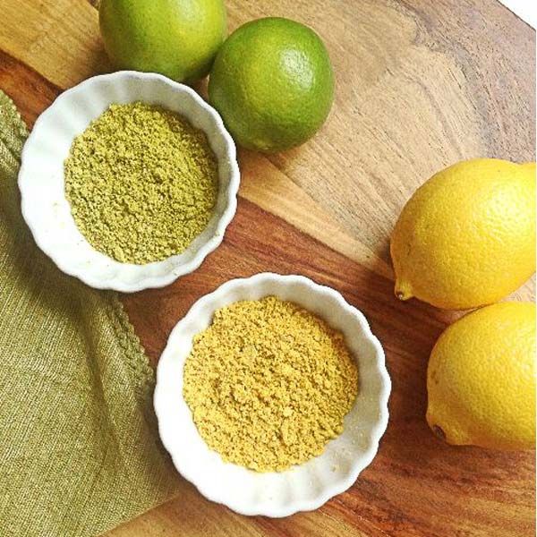yellow lemon powder