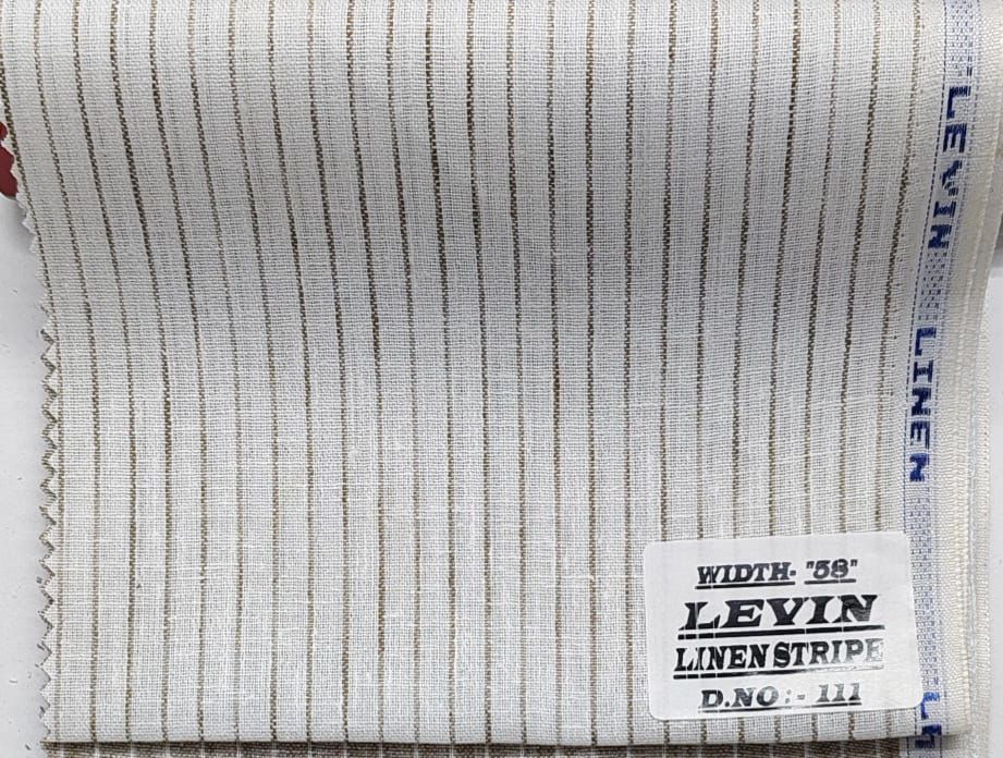 112 Levin Linen Shirting Fabrics