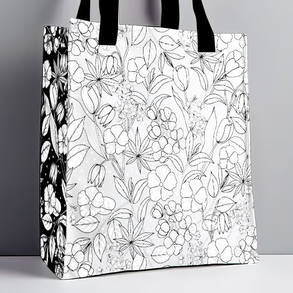 Printed Cotton Shopping Bag
