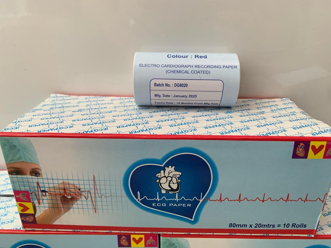 ECG Paper Roll 80mm*20mtr