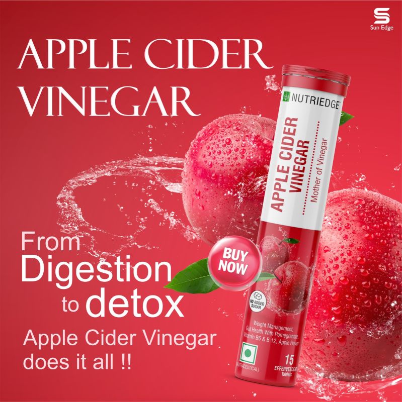 Apple Cider Vinegar Fizz Tablet (Effervescent) by Sunedge