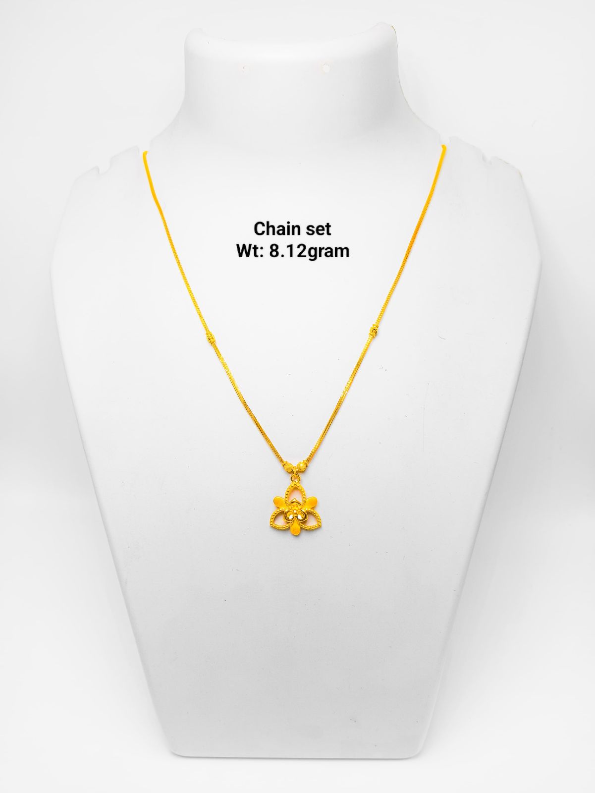 22KT New Design Gold Chain Set