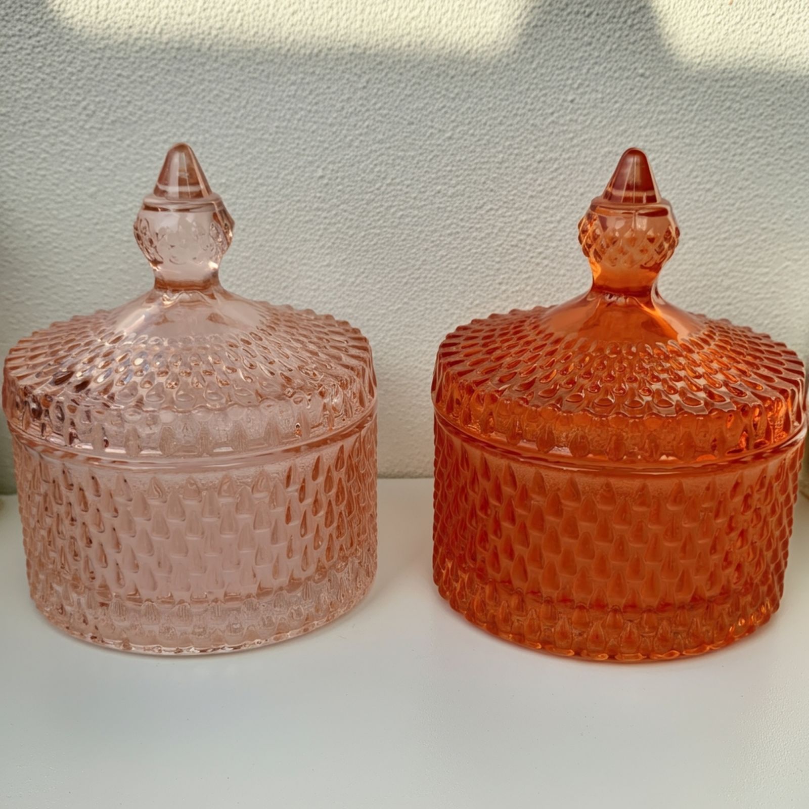 Clear Glass Candy Jar