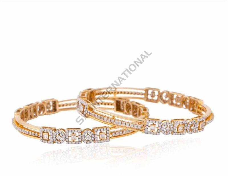 American Diamond Stone Bangle