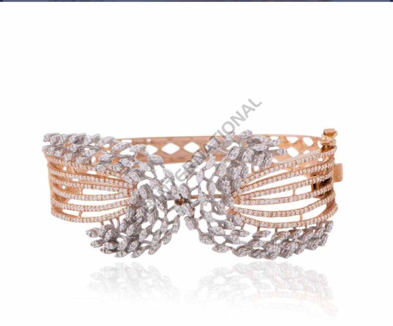 Classic Gold Diamond Infinity Bracelet