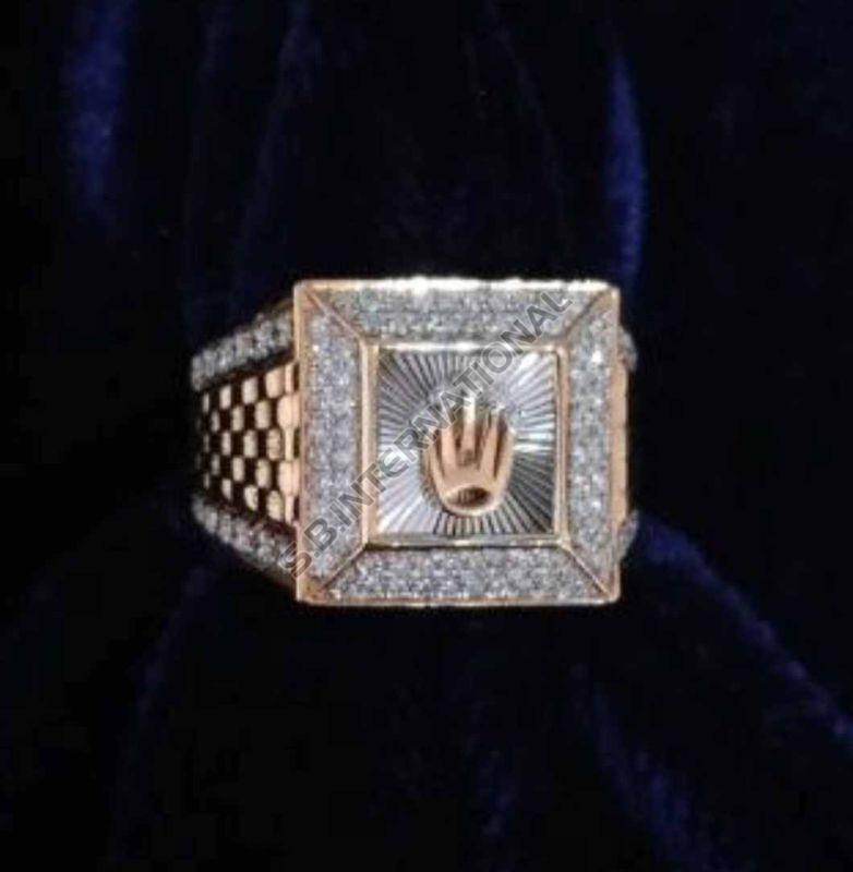 Men Gold Diamond Ring