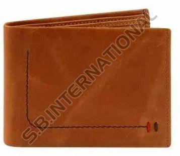 Tan Double Fold Designer Wallet