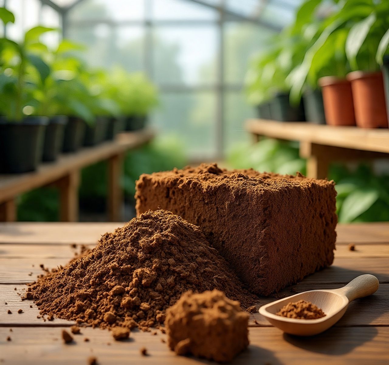 Brown Coco Peat Block
