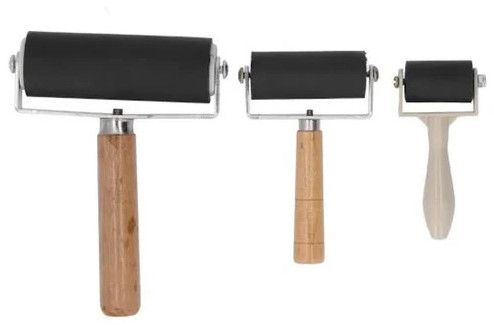 Rubber Rollers, Color : Black