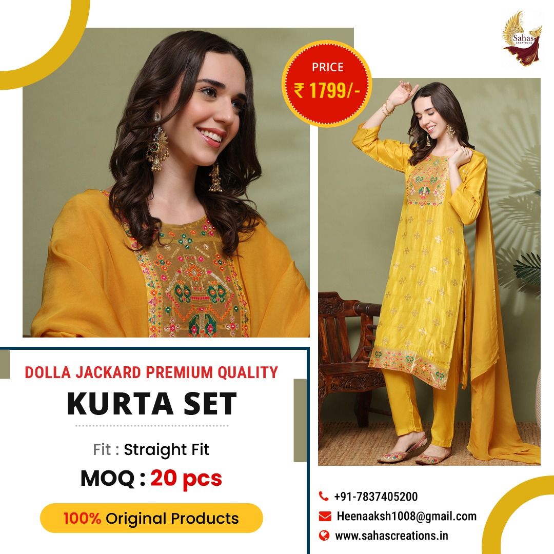 Dolla Jackard Premium Quality Kurta Set