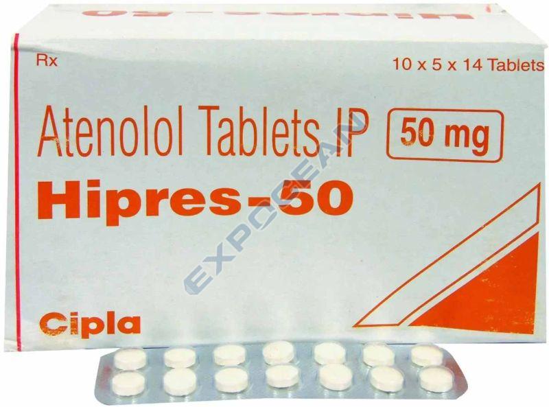 Hipres 50mg Atenolol Tablet