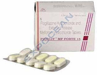 Pioglit MF Forte Pioglitazone Metformin Tablet