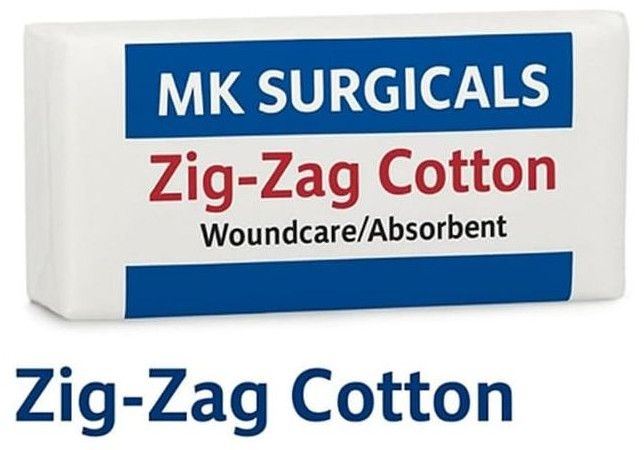 Highly Absorbent Zig-Zag Cotton