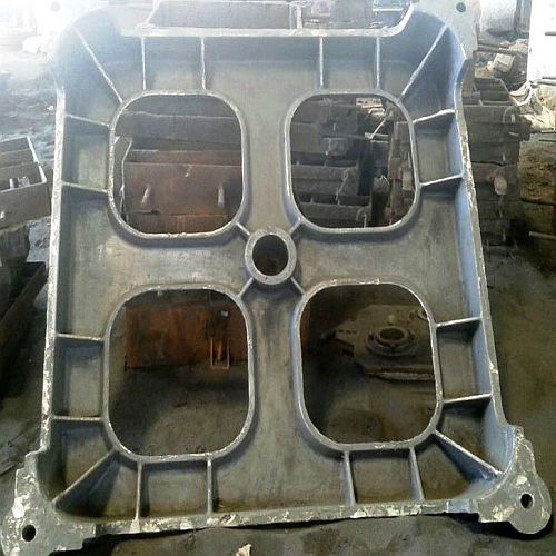 Matte Cast Iron Base Plate, Color : Black