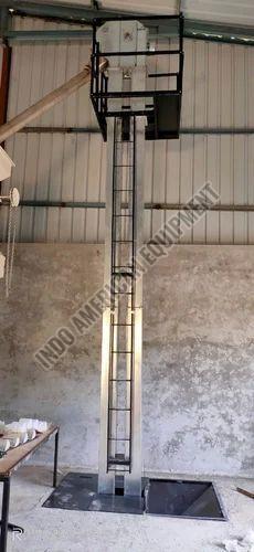 Semi Automatic Mild Steel Double Bucket Elevator, Capacity : 6 Ton