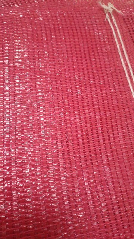 Red Plain Onion Leno Bag